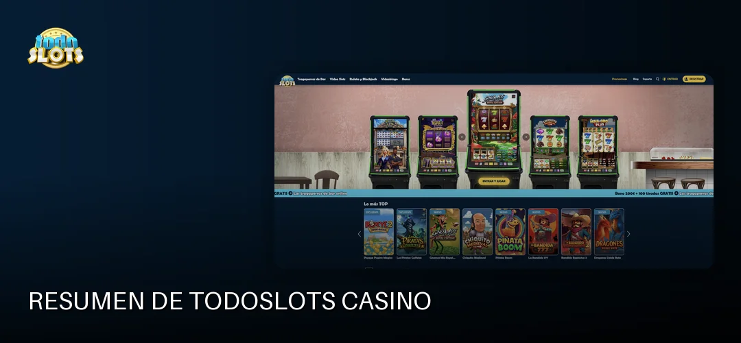 Todoslots promotional banner